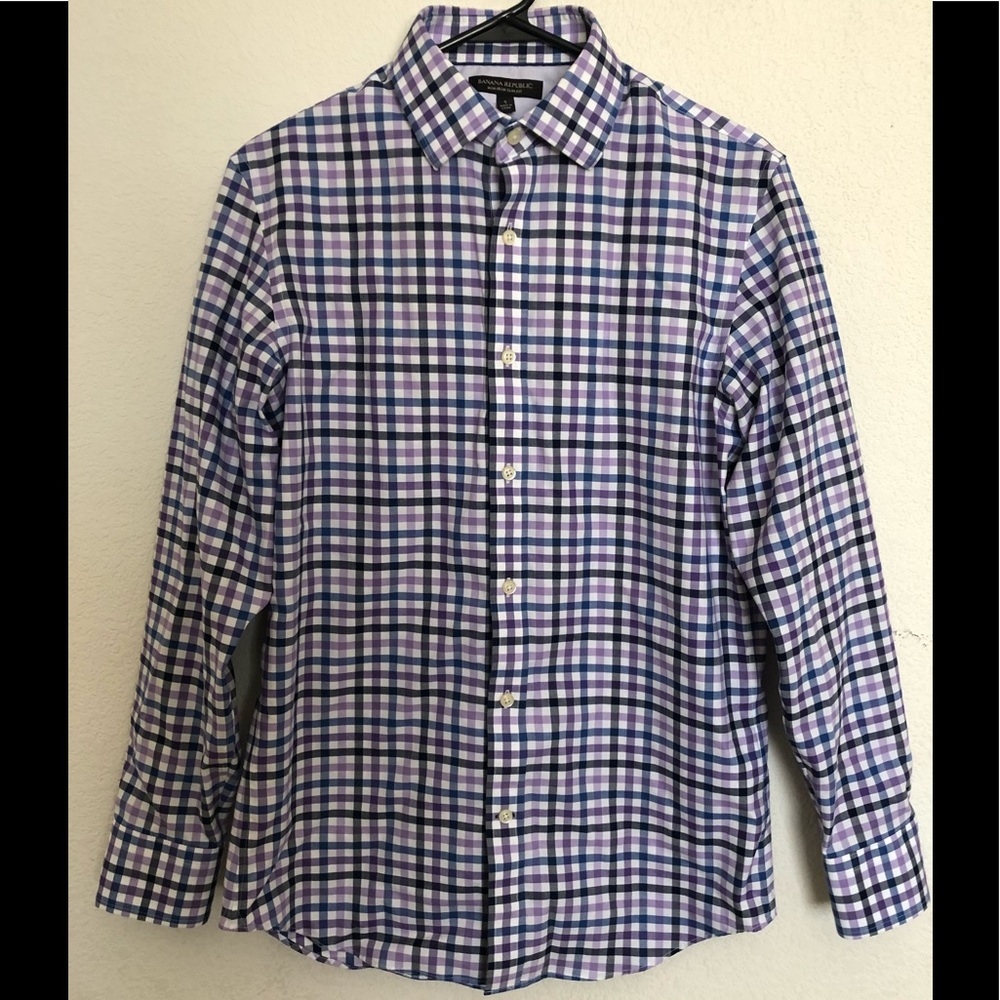 Banana Republic Mens Small Non Iron Slim Fit